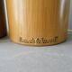 Pair of solid wood lamp bases IMT Italy for Habitat, around 1980.