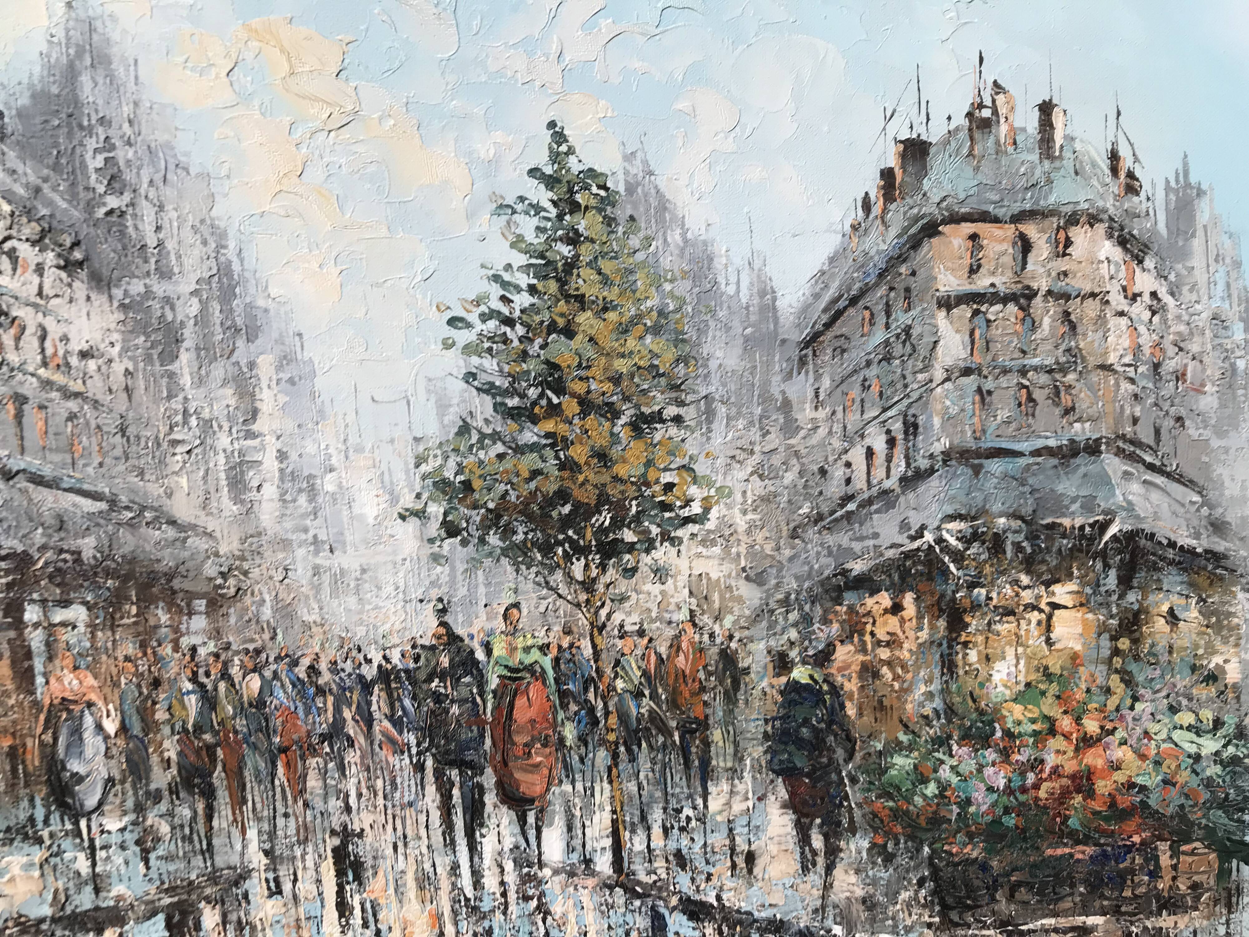 Parisian landscape by Burnett