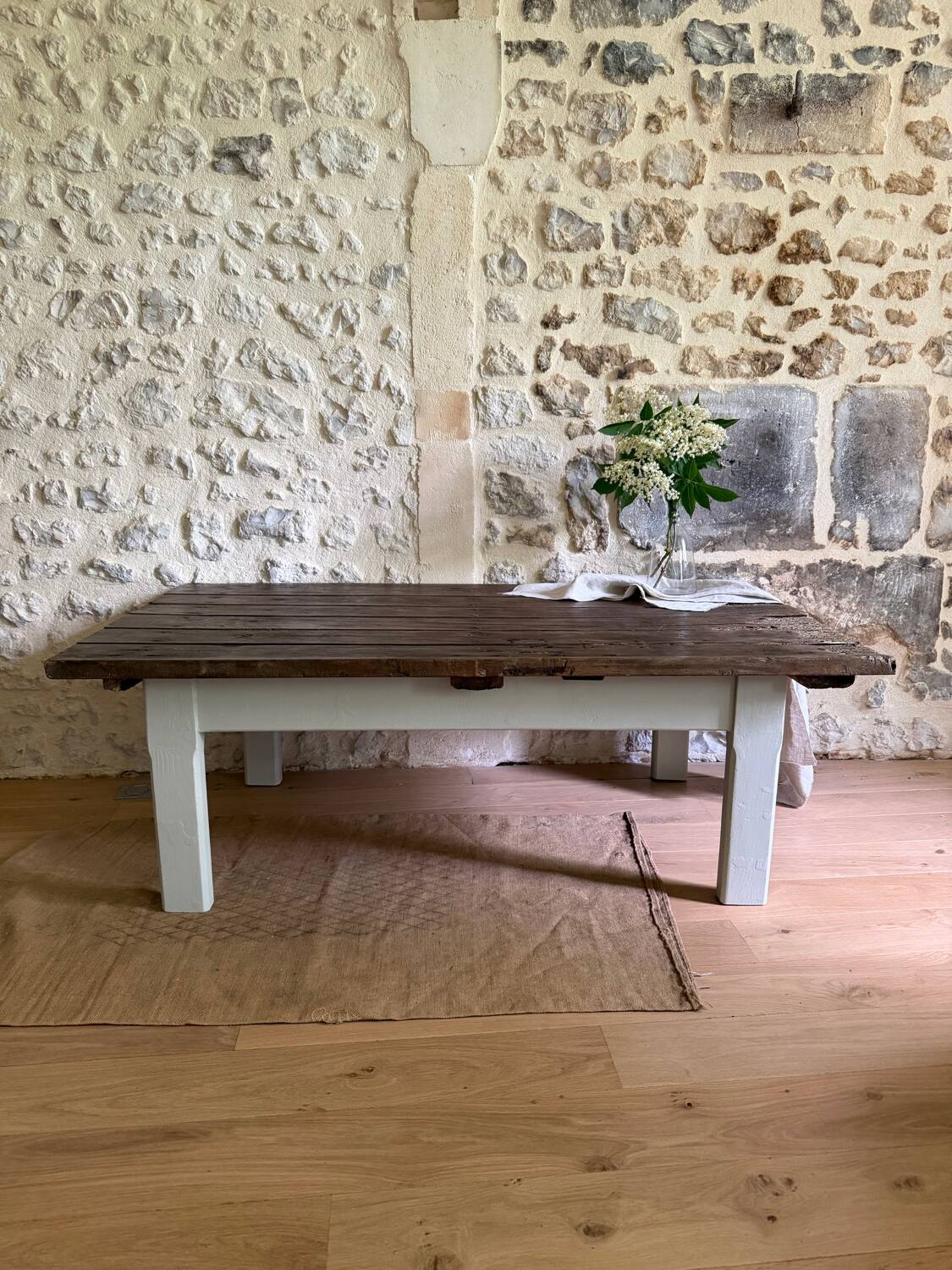 Renovated farmhouse coffee table