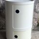 Bedside table with wheels componibili by Anna Castelli for Kartell - vintage 1960
