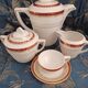 Vintage coffee service. semi porcelain. 11 pers.