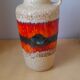 Vase fat lava 70s