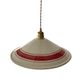 Vintage suspension lamp in electrified ceramic to nine