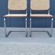 Paire de chaise b32 par Marcel Breuer