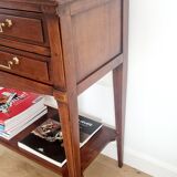 Console trolley style Directoire in mahogany