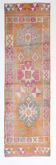 Tapis couloir vintage oriental rose, 86x309 cm