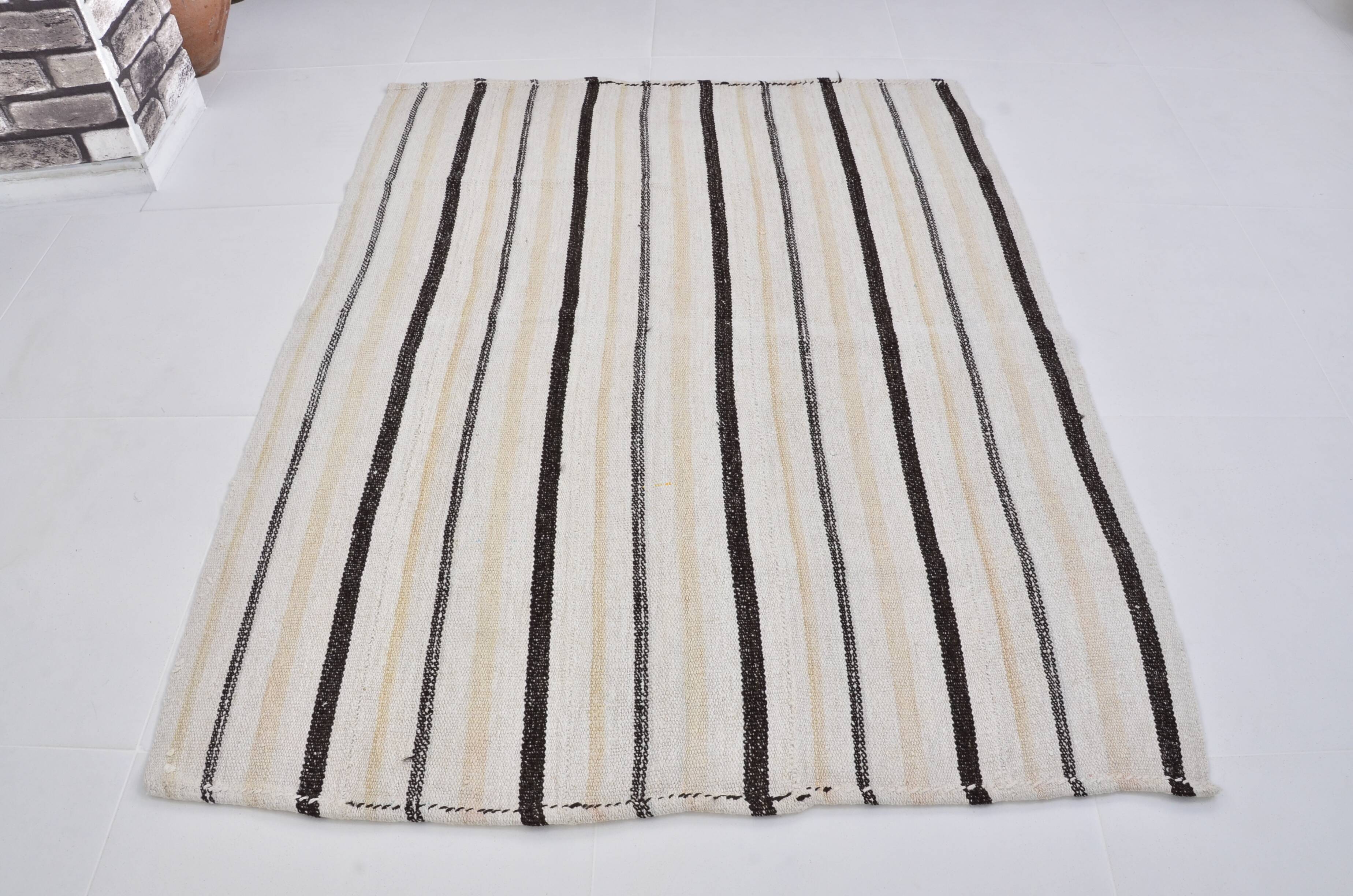 Vinage Turkish Hemp Kilim Rug sku 3650