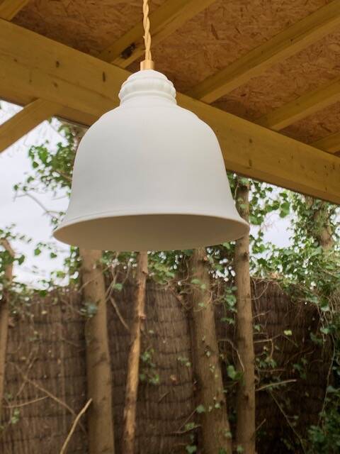 New alix d. reynis pendant light in limoge porcelain