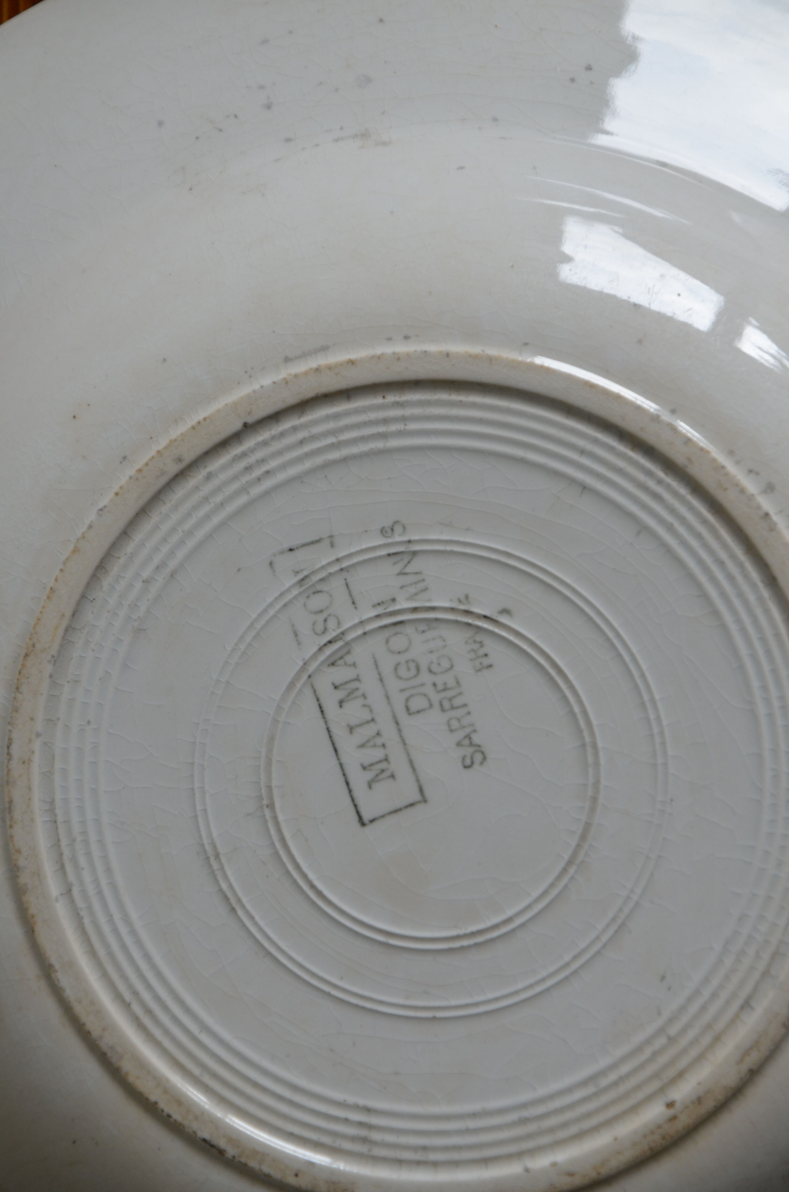 Lot of 2 plates Digoin and Sarreguemines