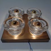 Copper and Glass Sconce from Cosack, Germany, 1960s