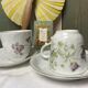 Duo of antique coffee cups