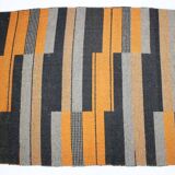 Bauhaus Geometric Modernist Carpet/Rug, Czechoslovakia / 1930s