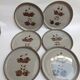 Flat plates made of Arnon stoneware