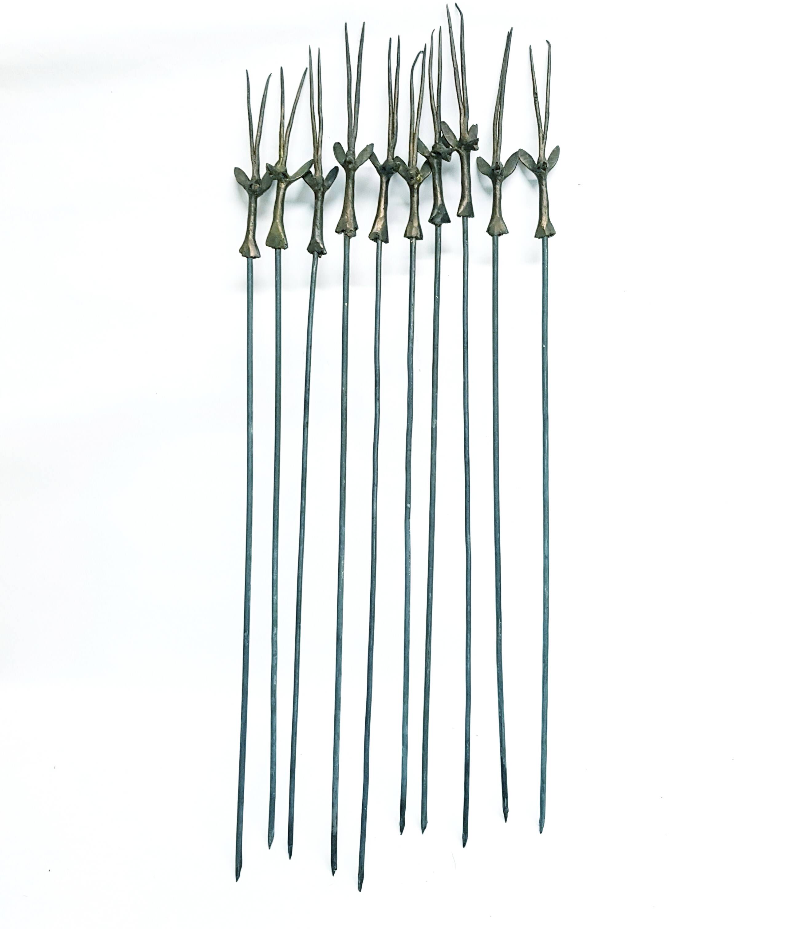 10 brochettes d'antilopes brutalistes
