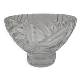 Daum Nancy crystal cup, cross of Lorraine.