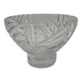 Daum Nancy crystal cup, cross of Lorraine.