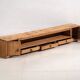 Chinese low cabinet in stripped wood – China, Qing dynasty – circa 1900