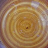 Vintage set of 6 honey brown deep plates Luneville.