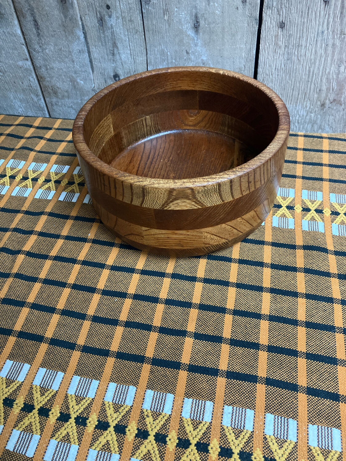 Teak salad bowl
