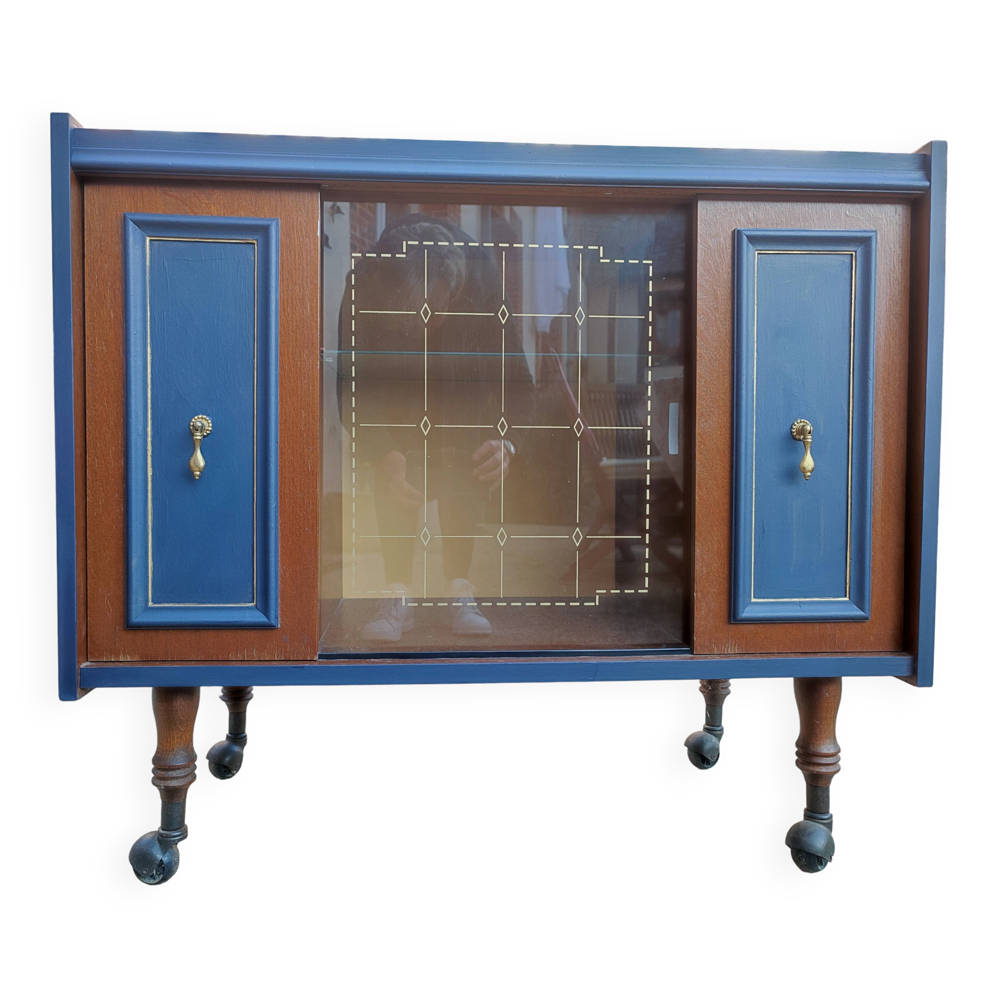 Vintage 1960s bar on wheels