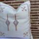 Coussin en soie de cactus, coussin lombaire en soie de cactus, coussin