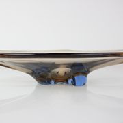 Mid-Century Art Glass Bowl by Zelezno Borske Sklo, 1960's