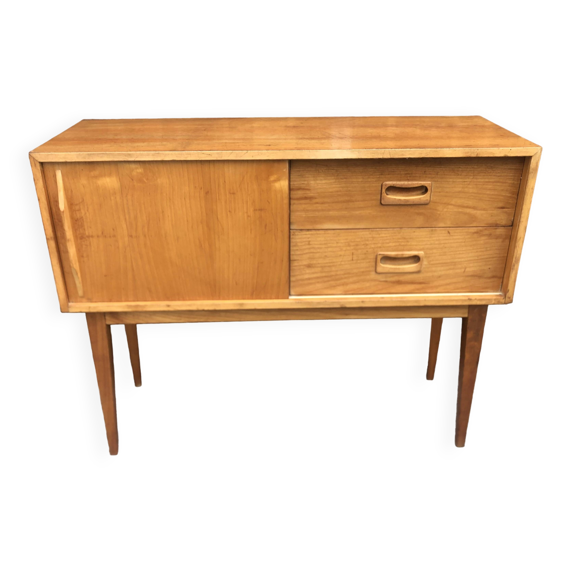 Sideboard Storage Scandinavian blond wood from the 60s