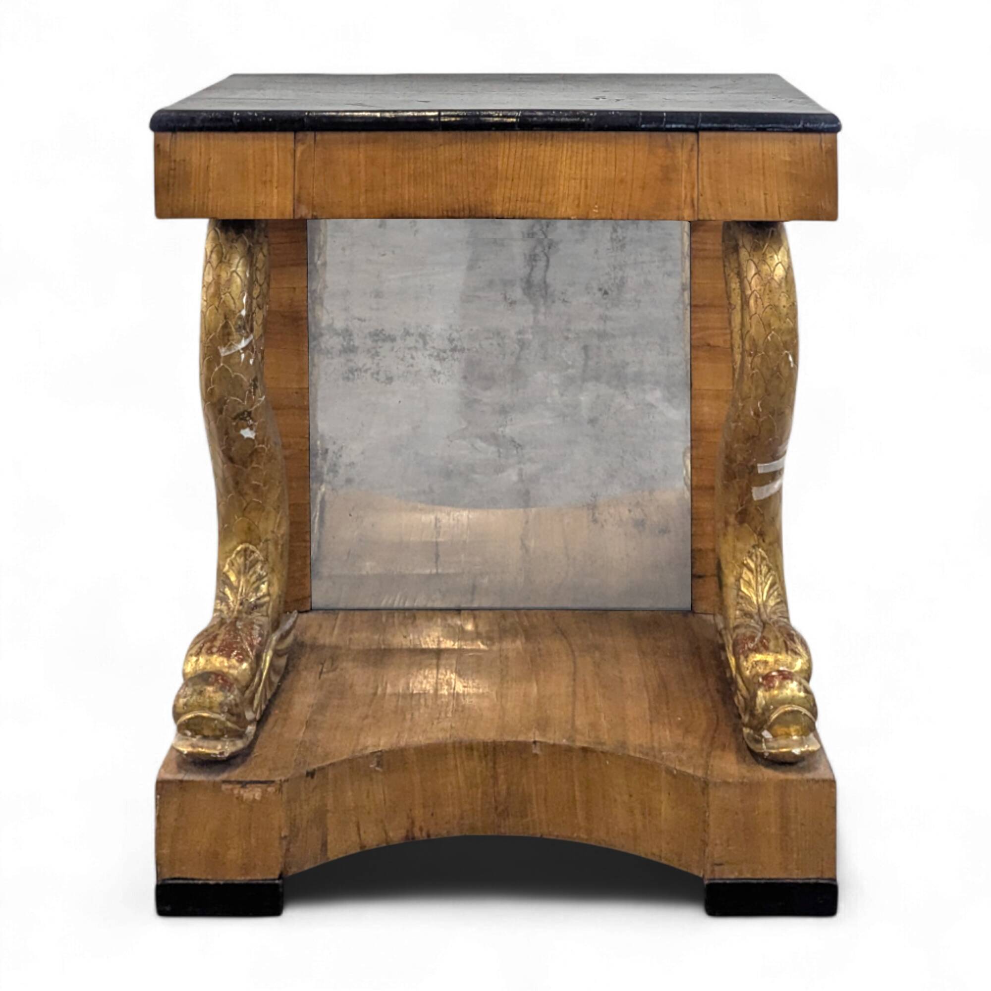 Empire console with dolphins Northern Europe