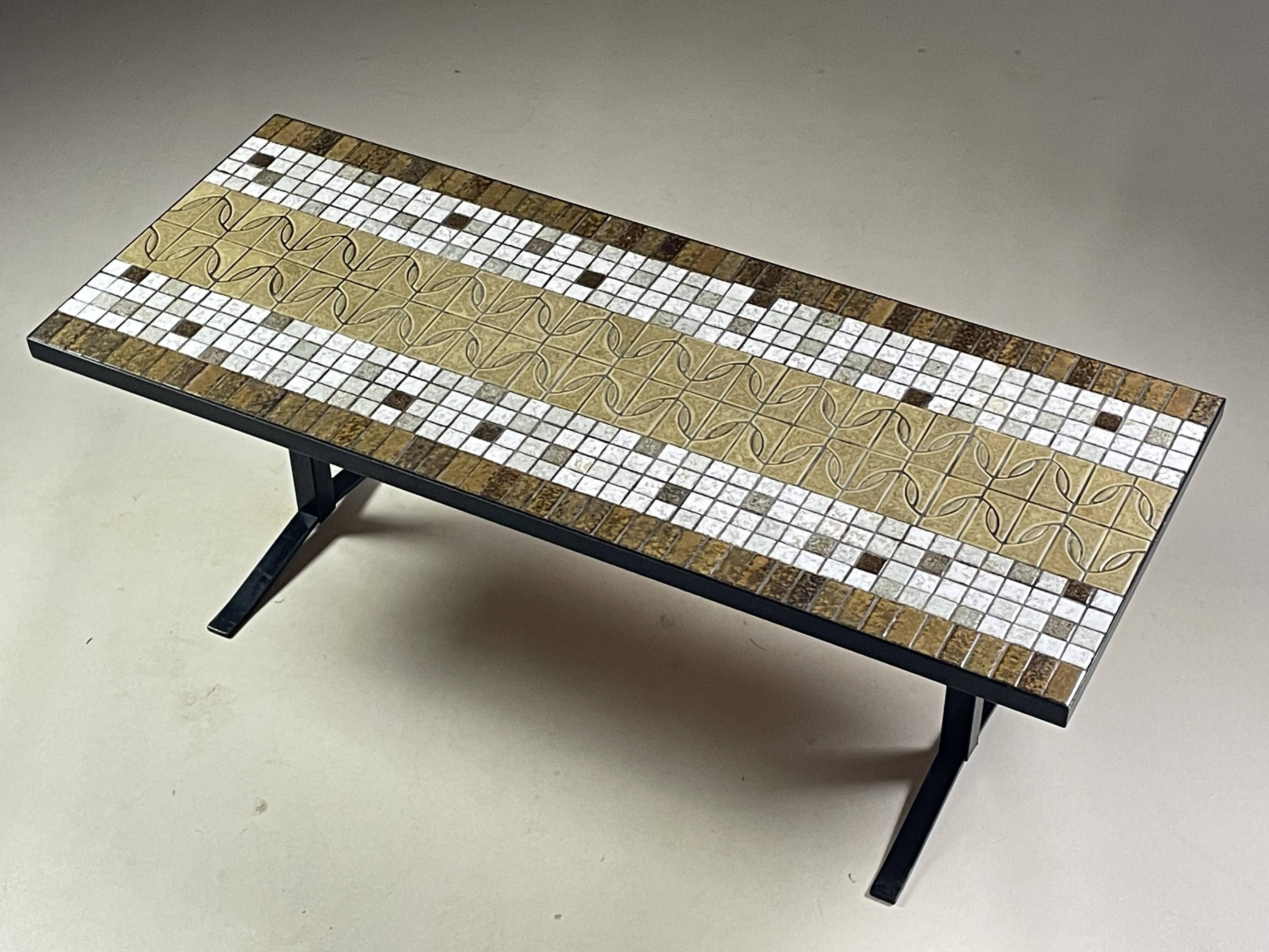 Vintage ceramic coffee table