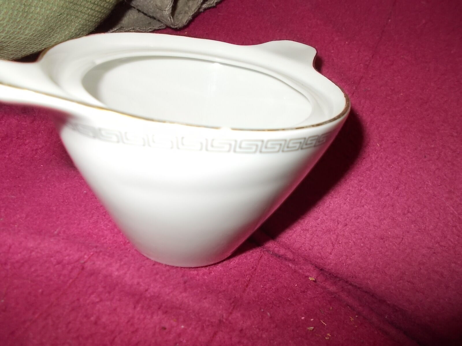 White and silver coffee service or Bavaria Waldsassen.