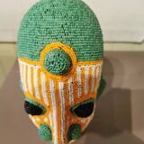 African beaded head