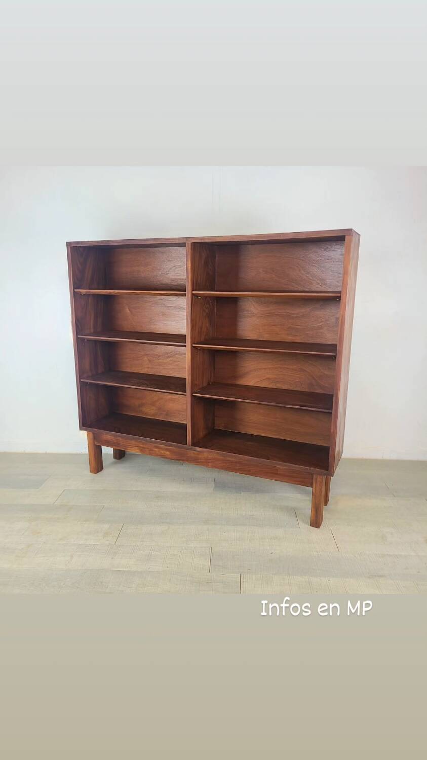 Bibliothèque danoise design P. Hvidt et O.Molgaard Nielsen teck scandi