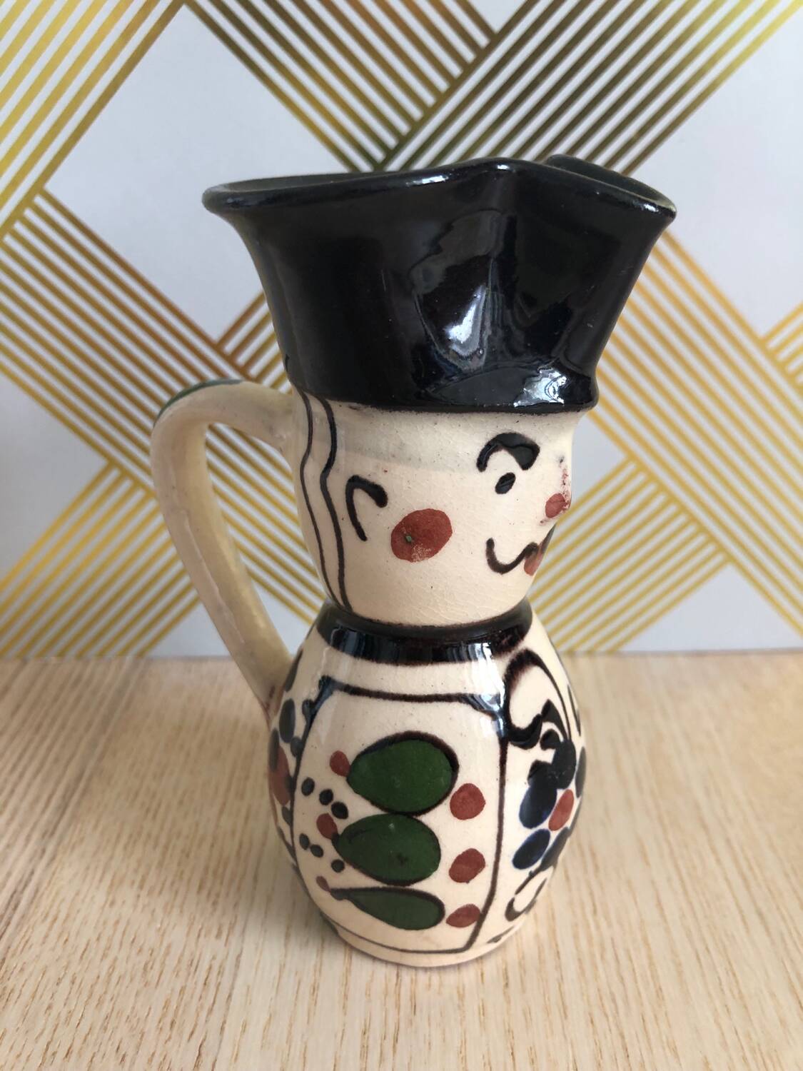 Small Hungarian Miska Soldier Pitcher