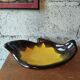 Large solar-shaped ceramic bowl, France, 1950s-1960s.