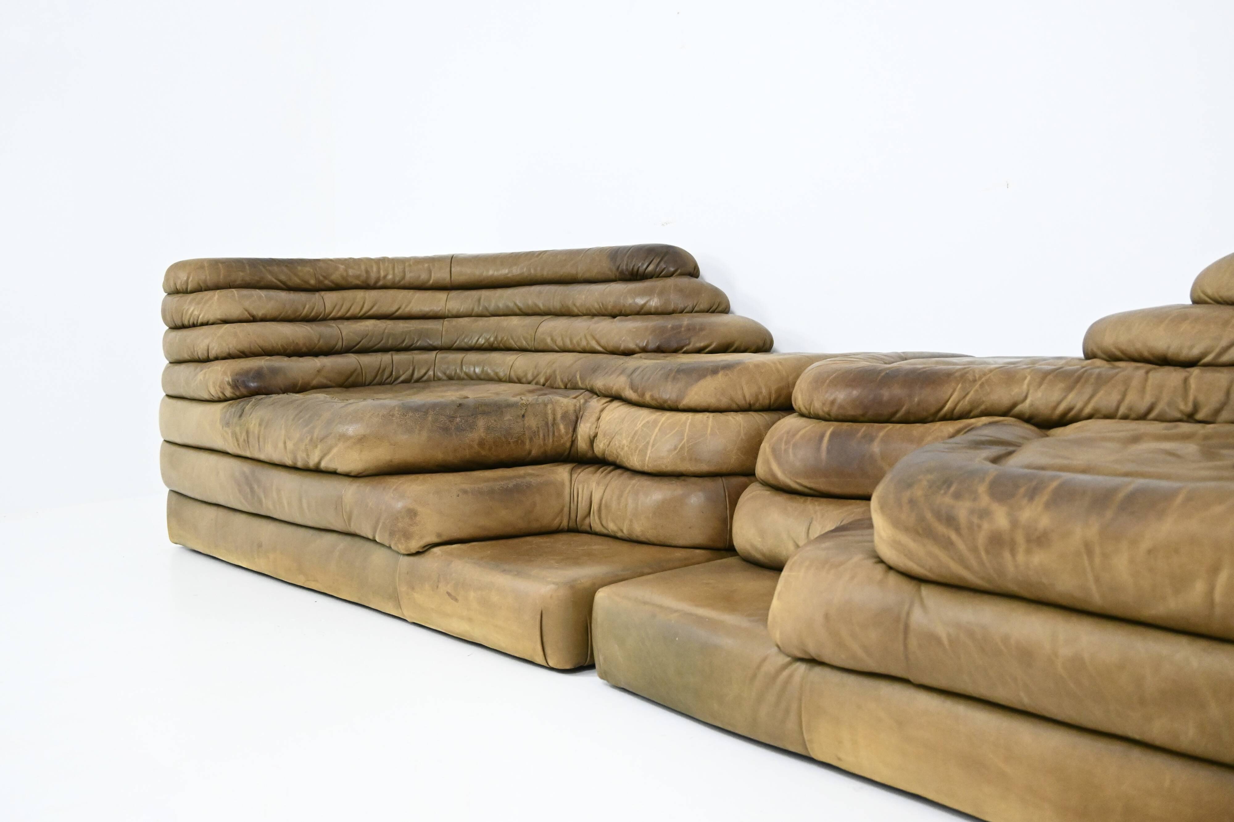 DS-1025 sofa Terrazza by Ubald Klug for De Sede, 1970s