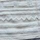 Authentic white Moroccan wool rug size 2/3 m