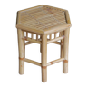 Table d'appoint ou sellette en bambou années 60