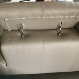 Leather corner sofa