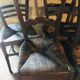 Set of 7 mustache bistro chairs