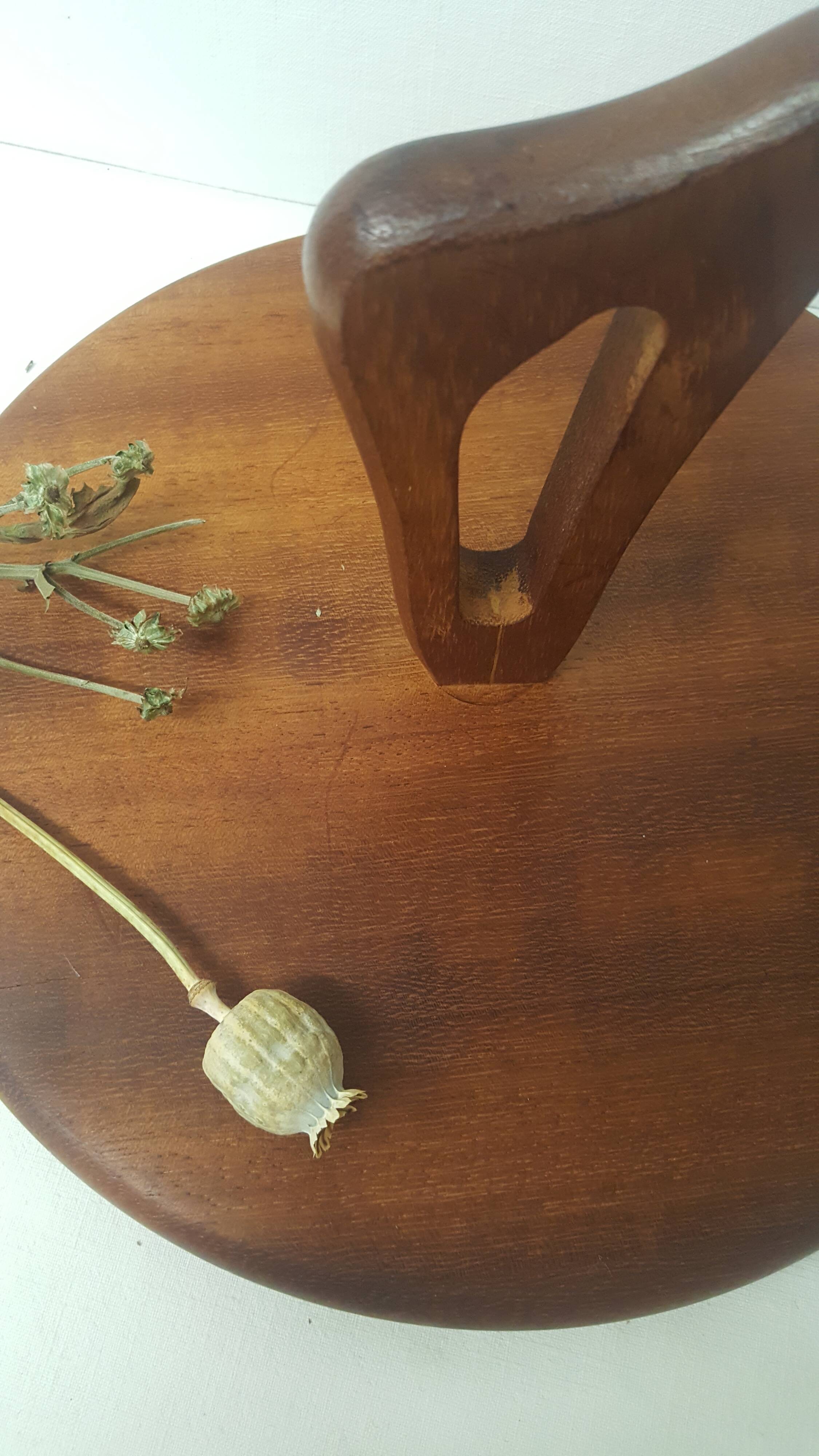 Wooden cheese platter