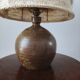 Pyrite stone lamp by Guy Baudat from the 1970s.