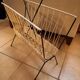 Vintage scoubidou and metal magazine holder