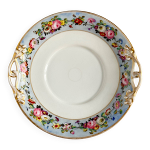 plat à gâteau en porcelaine