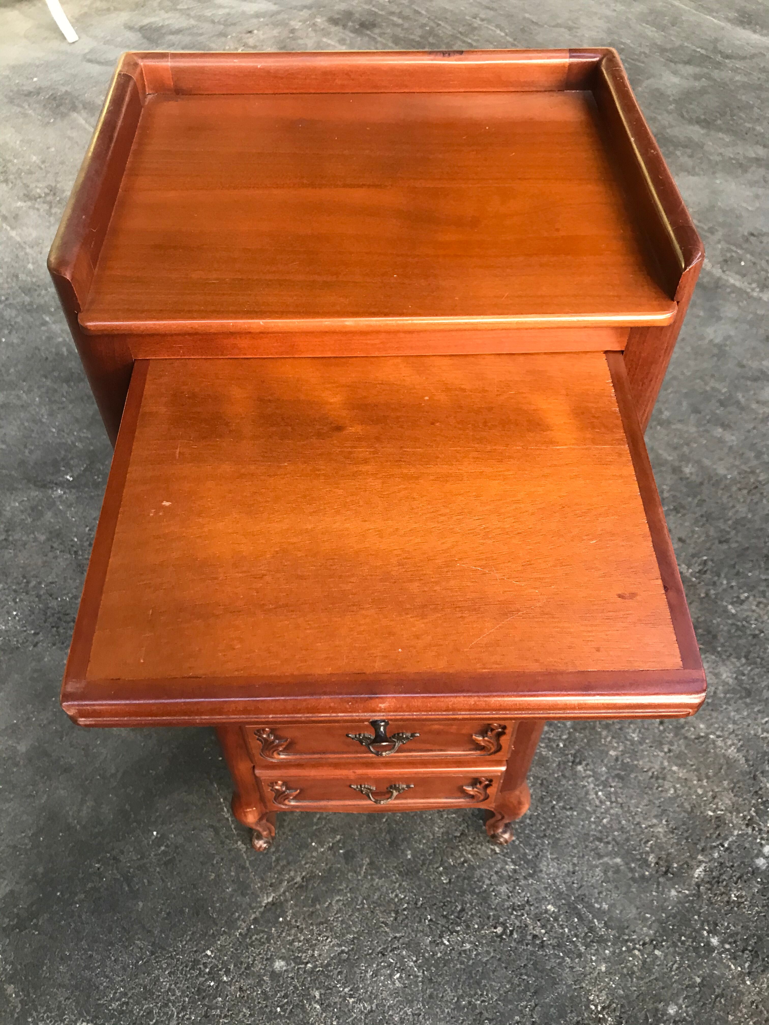 Louis XV-style cherry dresser