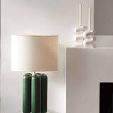 Large candle holder - CREAM WHITE