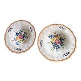 2 Longchamp earthenware fruit cups - Mistral model