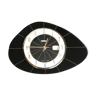 Bayard black formica clock 60s