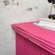 Commode rotin rose vintage