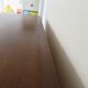 Double curtain cabinet - notary furniture - solid wood - 1970 - industrial style