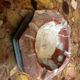 Ashtray / Art Deco double marble catchall